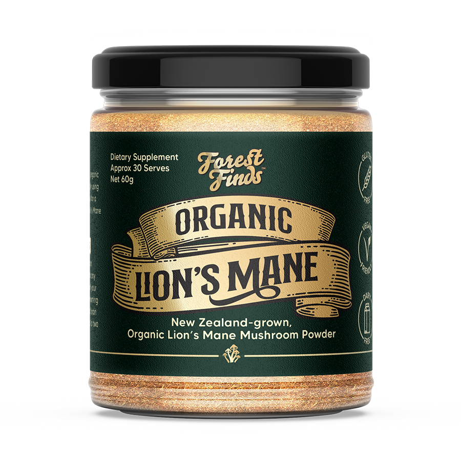 Forest Finds Organic NZ Lion's Mane Powder 60g - Dated 10/25