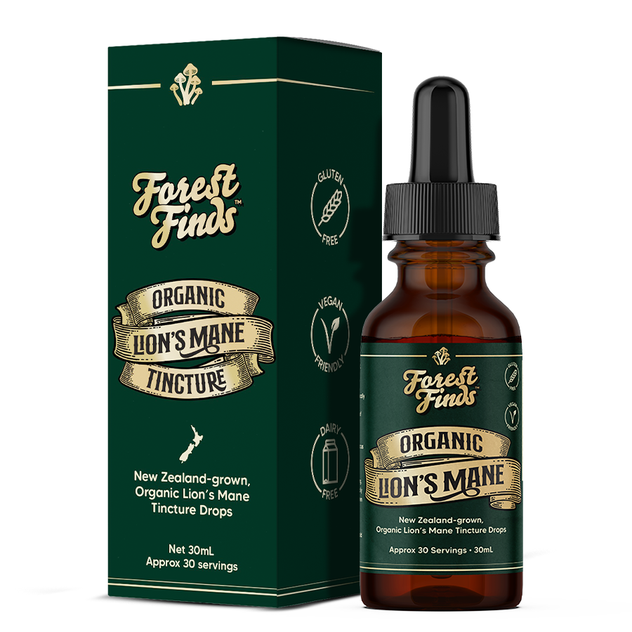 Forest Finds Organic NZ Lion's Mane Tincture 30ml